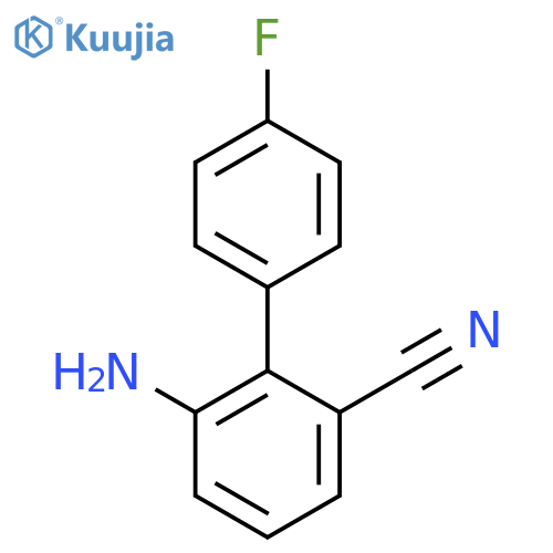 2-Amino-4'-fluorobiphenyl-6-carbonitrile structure