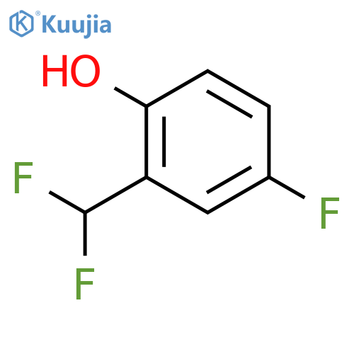 2-(difluoromethyl)-4-fluorophenol structure