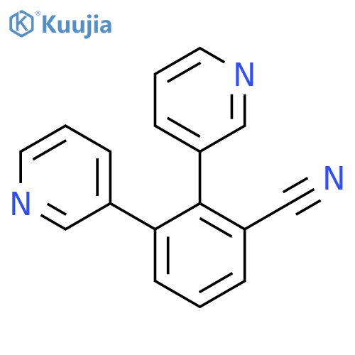 2,3-Di(pyridin-3-yl)benzonitrile structure