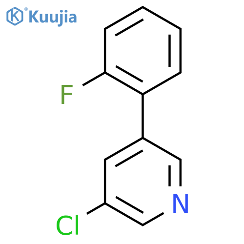 3-Chloro-5-(2-fluorophenyl)pyridine structure