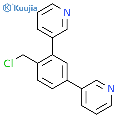 3-(4-(Chloromethyl)-3-(pyridin-3-yl)phenyl)pyridine structure