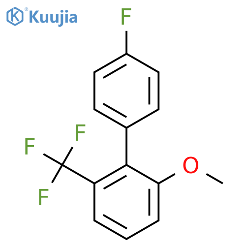 4'-Fluoro-2-methoxy-6-(trifluoromethyl)biphenyl structure