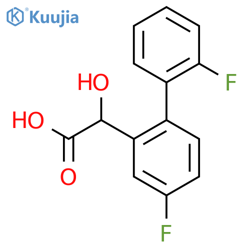 2-(2',4-Difluorobiphenyl-2-yl)-2-hydroxyacetic acid structure