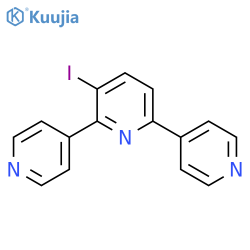 3-Iodo-2,6-di(pyridin-4-yl)pyridine structure