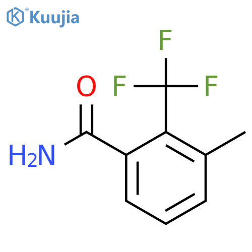 3-Methyl-2-(trifluoromethyl)benzamide structure