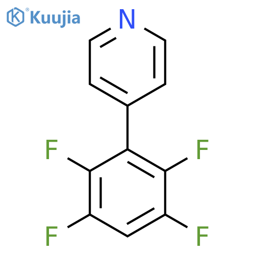 4-(2,3,5,6-Tetrafluorophenyl)pyridine structure