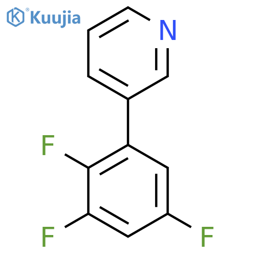 3-(2,3,5-Trifluorophenyl)pyridine structure