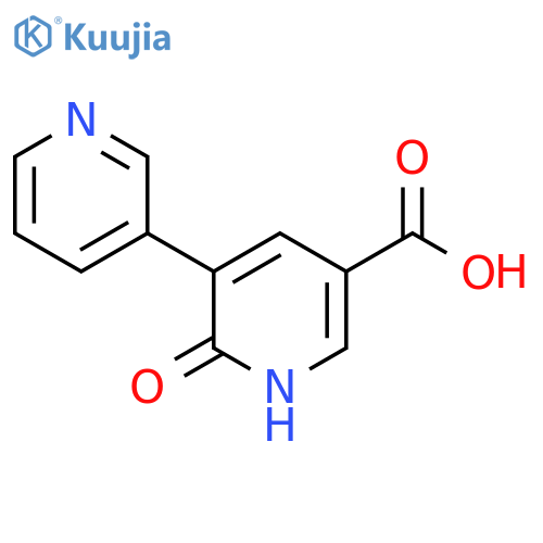 6-Hydroxy-5-(pyridin-3-yl)nicotinic acid structure
