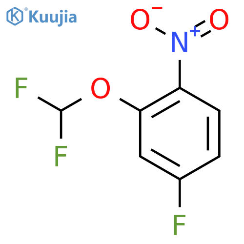 2-(difluoromethoxy)-4-fluoro-1-nitrobenzene structure