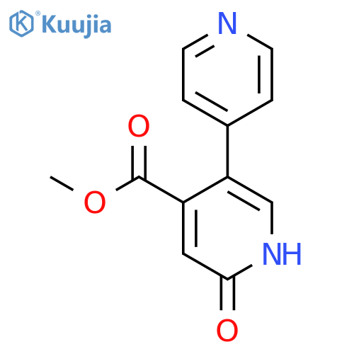 Methyl 2-hydroxy-5-(pyridin-4-yl)isonicotinate structure