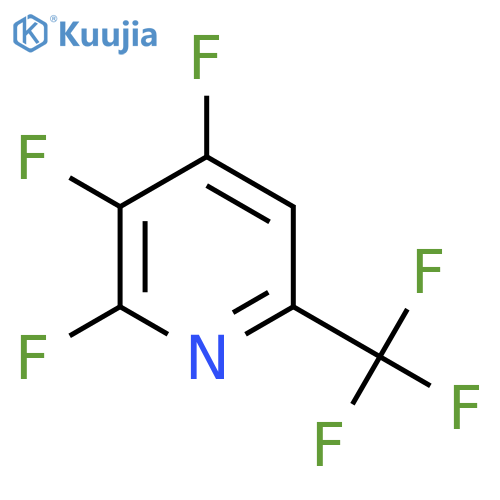 2,3,4-Trifluoro-6-(trifluoromethyl)pyridine structure