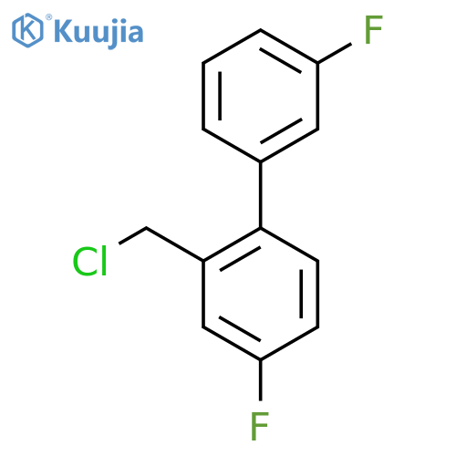2-(Chloromethyl)-3',4-difluorobiphenyl structure