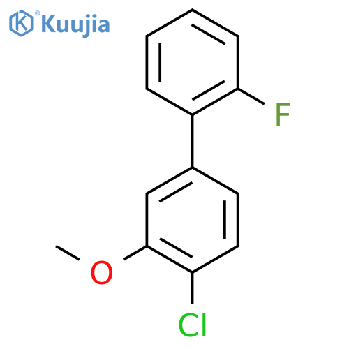 4-Chloro-2'-fluoro-3-methoxybiphenyl structure