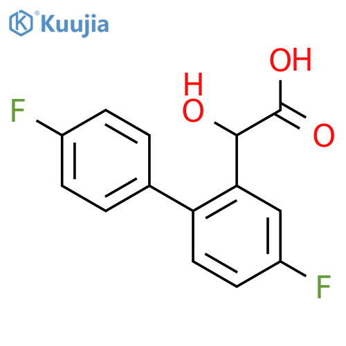 2-(4',4-Difluorobiphenyl-2-yl)-2-hydroxyacetic acid structure