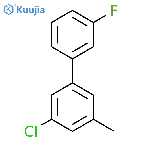 3-Chloro-3'-fluoro-5-methylbiphenyl structure