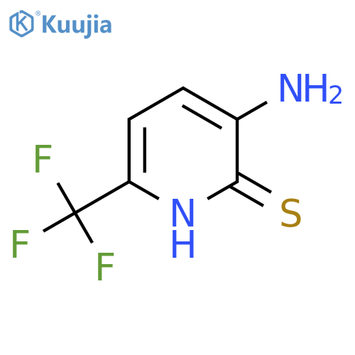 3-Amino-2-mercapto-6-(trifluoromethyl)pyridine structure