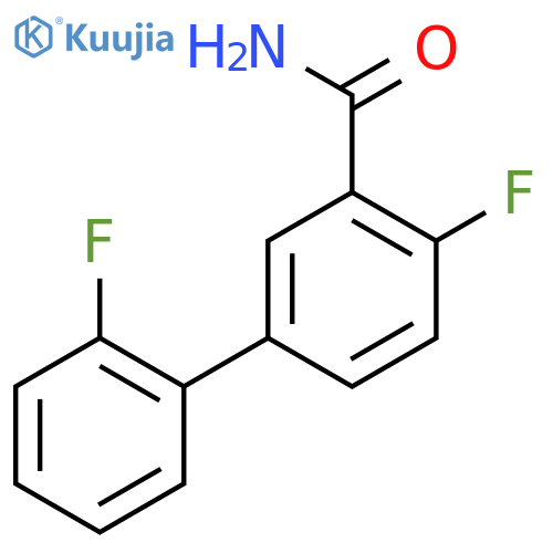2',4-Difluorobiphenyl-3-carboxamide structure
