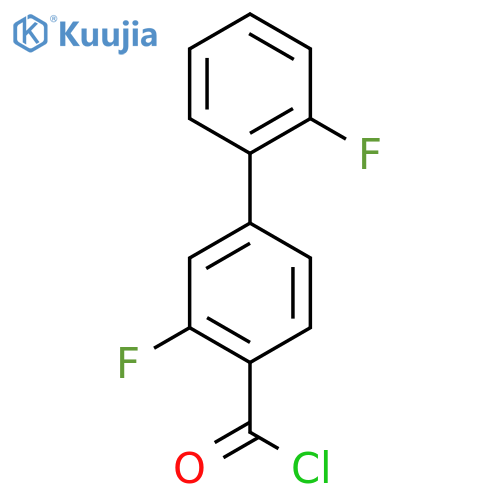 2',3-Difluorobiphenyl-4-carbonyl chloride structure