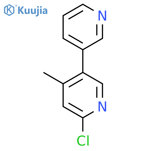 2-Chloro-4-methyl-5-(pyridin-3-yl)pyridine structure