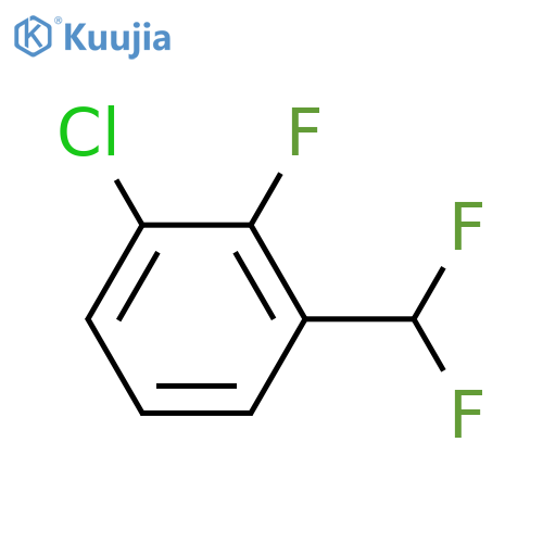 1-Chloro-3-(difluoromethyl)-2-fluorobenzene structure