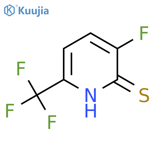 3-Fluoro-2-mercapto-6-(trifluoromethyl)pyridine structure