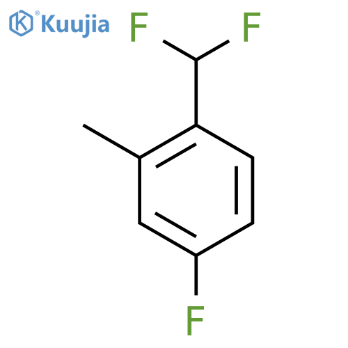 2-(Difluoromethyl)-5-fluorotoluene structure