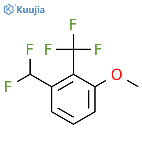 3-(Difluoromethyl)-2-(trifluoromethyl)anisole structure