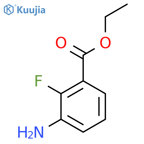 Ethyl 3-amino-2-fluorobenzoate structure