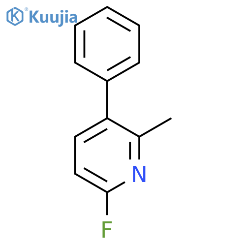 6-Fluoro-2-methyl-3-phenylpyridine structure