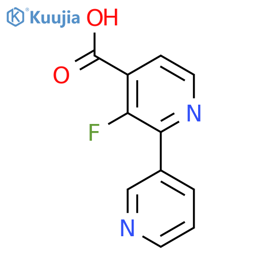 3-Fluoro-2-(pyridin-3-yl)isonicotinic acid structure