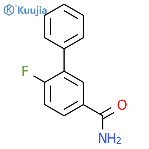 2-Fluorobiphenyl-5-carboxamide structure