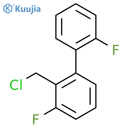 2-(Chloromethyl)-2',3-difluorobiphenyl structure