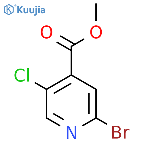 methyl 2-bromo-5-chloropyridine-4-carboxylate structure