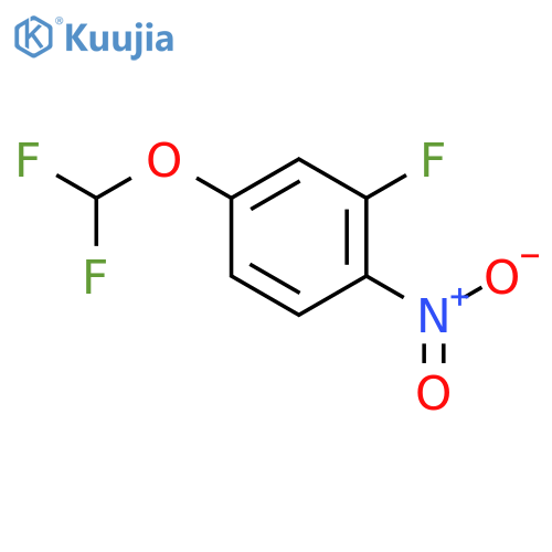 4-(difluoromethoxy)-2-fluoro-1-nitrobenzene structure
