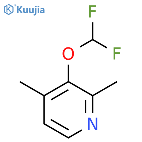 3-Difluoromethoxy-2,4-dimethylpyridine structure
