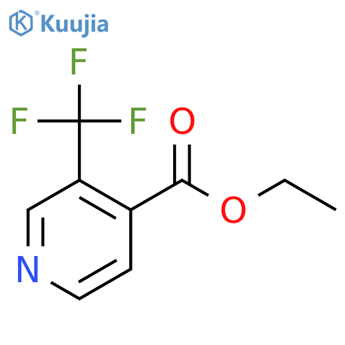 Ethyl 3-(trifluoromethyl)isonicotinate structure