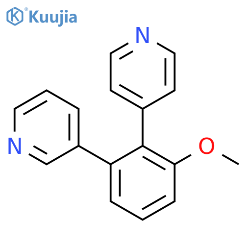 3-(3-Methoxy-2-(pyridin-4-yl)phenyl)pyridine structure
