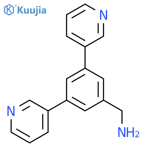 (3,5-Di(pyridin-3-yl)phenyl)methanamine structure