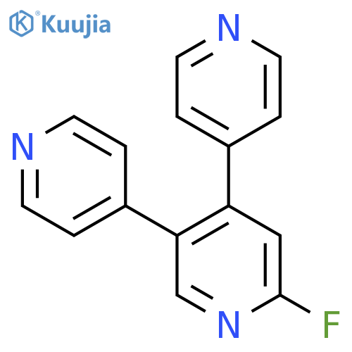 2-Fluoro-4,5-di(pyridin-4-yl)pyridine structure