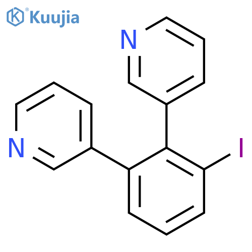 3-(3-Iodo-2-(pyridin-3-yl)phenyl)pyridine structure