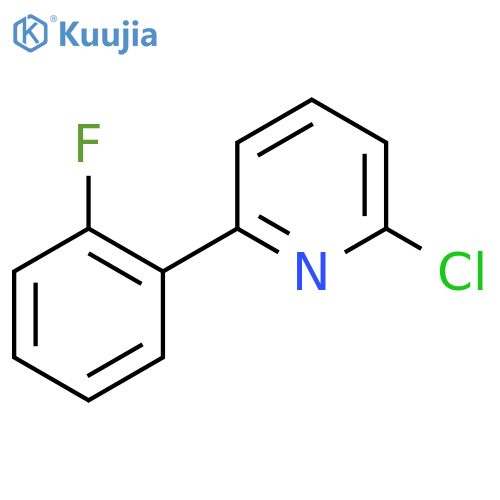 2-Chloro-6-(2-fluorophenyl)pyridine structure