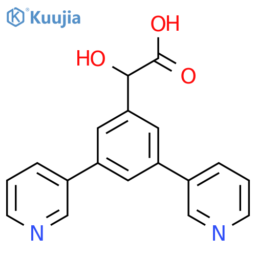 2-(3,5-Di(pyridin-3-yl)phenyl)-2-hydroxyacetic acid structure