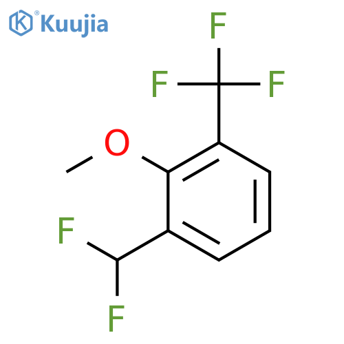 2-(Difluoromethyl)-6-(trifluoromethyl)anisole structure