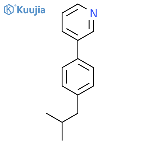 3-(4-Isobutylphenyl)pyridine structure