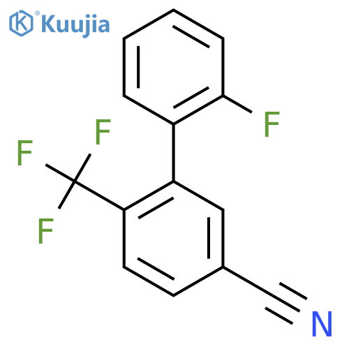 2'-Fluoro-2-(trifluoromethyl)biphenyl-5-carbonitrile structure