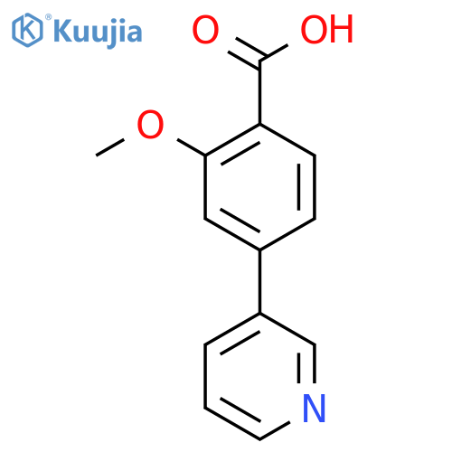 2-Methoxy-4-(pyridin-3-yl)benzoic acid structure