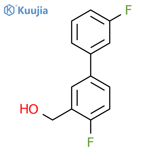 (3',4-Difluorobiphenyl-3-yl)methanol structure