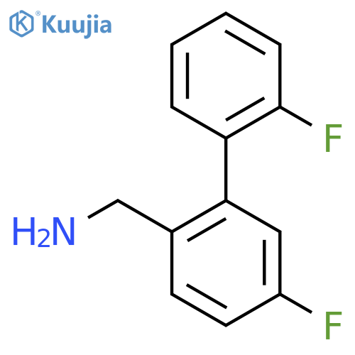 (2',5-Difluorobiphenyl-2-yl)methanamine structure
