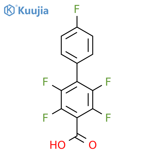 2,3,4',5,6-Pentafluorobiphenyl-4-carboxylic acid structure