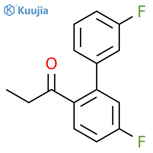 1-(3',5-Difluorobiphenyl-2-yl)propan-1-one structure